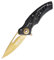 RKS DIFFUSION Couteau Pliant Gold Edition MT-A917BG Mtech USA Couteau de Poche