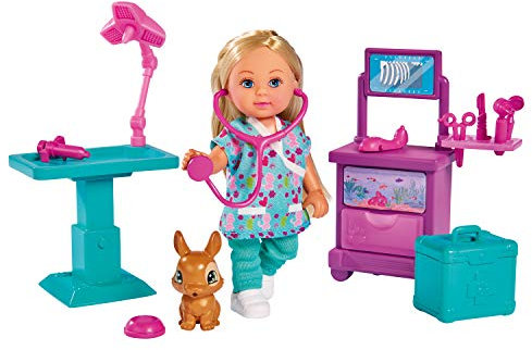 Simba 105733486 Evi Love klinische Tierarztpuppe, Sortiert, 12 cm