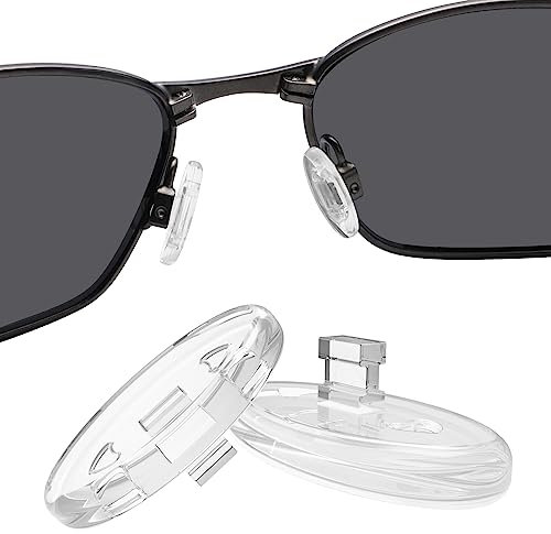 BlazerBuck Replacement Nose Piece Pads for Oakley Blender 6B OX3162 Glasses - Clear