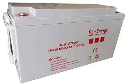 Batería solar GEL 200Ah 12 v PlusEnergy TPG12-200 BATERIAS PARA DESCARGA PROFUNDO