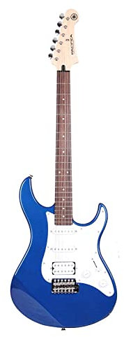Yamaha Pacifica 012 BM E-Gitarre blau metallic – Hochwertige Elektrogitarre für Einsteiger in elegantem Design – 4/4 Gitarre aus Holz