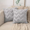 MIULEE 2er Set Wolle Kissenbezüge Sofakissen Dekokissen Welle Polyster Kissenbezüge Couchkissen Weich Kissenbezug Zierkissenbezug Versteckter Reißverschluss Wohnzimmer Schlafzimmer Hellgrau 45x45cm