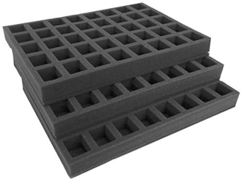 Plateau de rechange pour Gamesworkshop Classic en plastique pour figurines Transportez 120 soldats sur des bases jusqu'à 32 mm. Idéal pour 12 escouades de 10 troupes jusqu'à 40 mm de haut. Parfait
