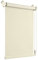 OBdeco Verdunkelungsrollo Thermorollo 100x210cm (Stoffbreite 96 cm) Creme ohne Bohren mit gleichfarbige Beschichtung Oeko-TEX Standard 100 Sichtschutz Sonnenschutz für Fenster & Tür