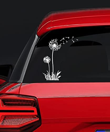 myrockshirt Pusteblume 20 cm Aufkleber Sticker Autoaufkler Freie Farbwahl Vinyl