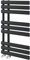 Go Bathrooms Black Towel Radiator 820 x 500 Heated Towel Rail Vertical Designer Bathroom Radiator Heated Ladder Rail Central Heating