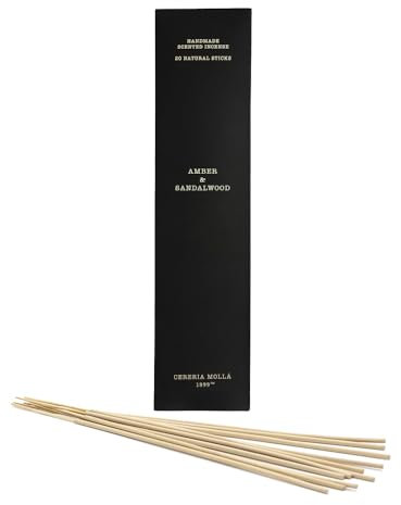 Cereria Molla Amber & Sandalwood Räucherstäbchen 20er-Set