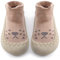 Exemaba Baby Sockenschuhe Rutschfeste Niedlicher Cartoon Weicher Stricken Babybodenschuhe Kleinkind Schuhe 1-Paar(Kaffee-Löwe,Tag21/ 6-12M)
