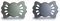FRIGG Lucky Silikon Schnuller | Symmetrischer Schnuller 2er Pack | BPA-frei | Hergestellt in Dänemark | Sage/Great Gray - Größe 1 (0-6 Monate)