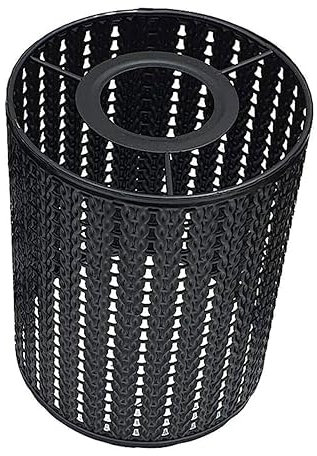 LEDSone Vintage Cage Metal Lamp Shade - Industrial Metal Cage Light DIY Ceiling Pendant Lights for Dining Room Bedroom Loft Hallway (Black)