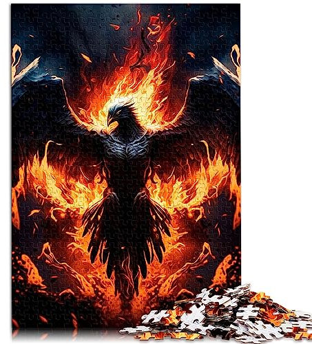 SIBREA Phoenix 1000-Teile Puzzle für Erwachsene und Kinder ab 12 Jahren, Holzpuzzle, Detailreich, 1000 Stück, (50x75)1000pcs