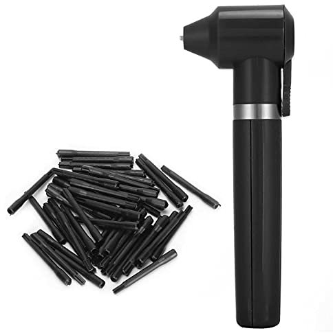 Fyearfly Tattoo Ink Mixer Pigment Mixer - Professioneller Tattoo Farben Rührer mit 50 Mischstäbchen,Tattoo & Permanent Makeup Microblading (Schwarz)