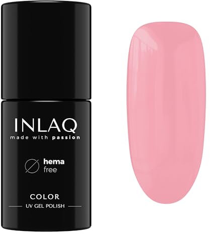 INLAQ® UV Nagellack in Verschiedenen Farben - UV LED Gel Nail Polish Perfekt für eine Hochzeit - Gellack UV Lack aus der Kollektion Marry Me! 6 ml - First Sight Color