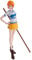 TAMASHII NATIONS One Piece S.H. Figuarts Actionfigur Nami Romance Dawn 14 cm