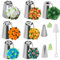 Punta russa per piping, 10 Pz fiori per torte ugelli per decorare torte russe Acciaio Inox beccucci in Acciaio Inox Ugelli Decorazione Torta per DIY Cupcakes Dessert (A)