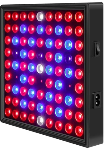 LED Grow Light 2000W 3000W Full Spectrum Greenhouse Phytolamp for Indoor Plant Seedling Flower and Fruiting, Quiet Built-in Fan,81leds