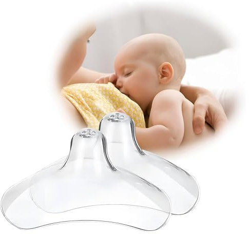 SSKHE Contatto Capezzolo Scudi Allattamento Al Seno Morbido Silicone Riutilizzabile Capezzolo Shell Guardie Coppe Allattamento al Seno per l'allattamento Neonato