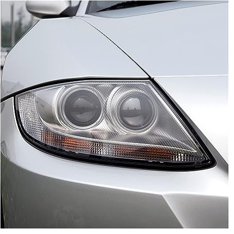 ANRAM Auto Scheinwerfer Maske Für BMW Z4 E85 2003-2008,Auto Front Scheinwerfer Shell Abdeckung Transparent Lampenschirm Autoteile,B-Right