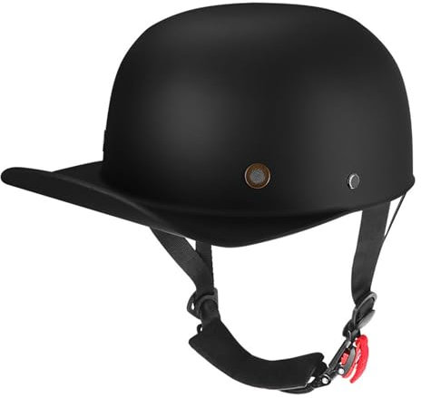 Casco A Scodella Scooter Motorino Aperto Caschi da Moto Mezzo Casco da Motociclista Vintage Caschi Casco Faccia Aperta retrò Cromwell Caschi Portatile Mezzi Caschi Jet ECE Omologato