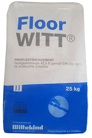 FloorWITT Lot de 48 ciments de chape - 25 kg - Palettes