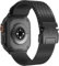 JJii Sung Original Titan Milanaise Armand Kompatibel mit Apple Watch Armand Ultra 2/Ultra, SE, Serie 10/9/8/7/6/5/4 49mm 46mm 45mm 44mm, Fallschirmschnalle Delstahl Metallband für iWatch ArmBand