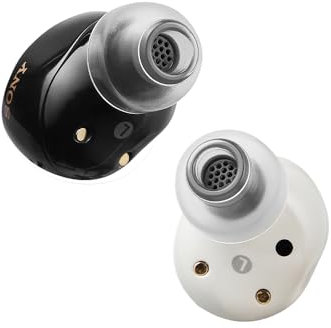 AZLA SednaEarfit Crystal Standard 2 - Earbud Tips for Wireless Headphones - Noise Canceling Earbuds Replacement Tips Eartips Compatible with Sony WF-1000XM5, Beats, Sennheiser, Jabra (2 Pair, L)