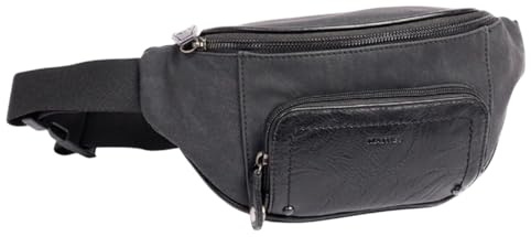 MATTIES, Reporter New Nappa 4020320, Black, Woman, Black/White, WAISTPACK