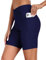 Ekouaer Damen Badehose Badeshorts mit Tasche Wassersport Schwimmshorts Bauch Weg Sport Bikini Shorts Strandshorts L