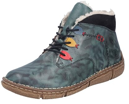 Rieker Damen Z3724Schnürstiefel