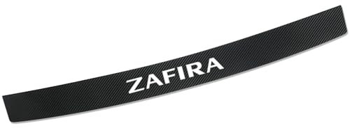 Ladekantenschutz für Opel Zafira Tourer C 2011-2020, Kratzfest und Abriebfest Kohlefaser Selbstklebender Heck stoßstangenschutz