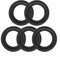 Replacement Toilet Flush Valve Rubber Seal Washer, Flush Valve Gasket For Siamp Toilet Flush Valves 49 And 50(5pcs)