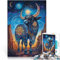 Puzzle für Erwachsene 1000 Teile Geschenke zum Suchbegriff: Herausfordernde Spiele Farbiger Yak Wunschliste mit dem Weihnachtsmann50x70cm