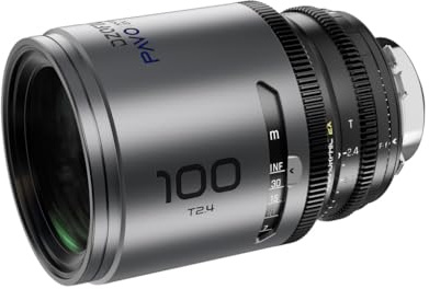 DZOFILM Pavo 2X Anamorphot-Objektiv 100mm T2.4 für PL/EF-Mount (S35) metrisch – Blue Coating (DZO-PA10021PLMB)