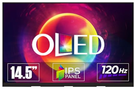 TECHNOLOGYVS Compatible with Asus ZenBook Pro 14 Duo UX8402ZE 14.5 Laptop IPS AM-OLED Screen Display LED LCD Monitor Panel 40 Pins QHD 2880×1800 120Hz