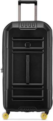 DELSEY Paris REMPART 2.0 Rigid Expandable Cabin Suitcase, Black, XXL