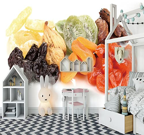 Fototapete 3D Obst Wandgemälde Tapete 3D Tapeten Wohnzimmer Schlafzimmer TV Hintergrund Wand Dekoration 150cm×105cm(Breite x Höhe)