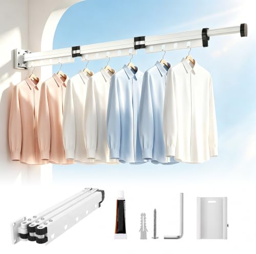 Barra de cortina de ducha plegable para ducha de esquina Barra de ducha plegable de 3 pliegues con montaje en pared Barra telescópica como secadora Antimoho e impermeable 100-125 cm ajustable