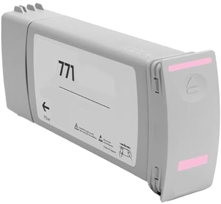 ABC Kompatible Druckerpatrone für HP 771 Hell Cyan 775 ml für Designjet Z6200 Z6600 Z6610 Z6800 Z6810