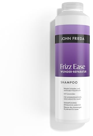 John Frieda Wunder-Reparatur Shampoo - Inhalt: 500 ml - Frizz Ease - Für widerspenstiges, geschädigtes Haar – Vorteilsgröße/Kabinettgröße