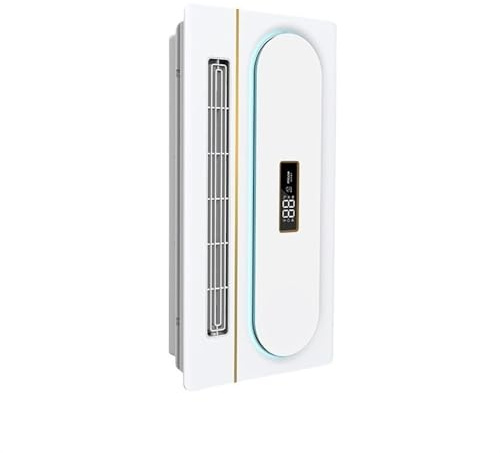 Exhaust Fan with Light, Integrated Heater, Bathroom Heater, Ceiling Fan, Rectangular, Powerful, Fan