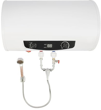 KKVUIIFF Scaldabagno elettrico da 2000 W, scaldabagno da parete da 70 l | Scaldabagno da 35-75 °C, IPX4, 0,7 MPa, scaldabagno sottotavolo, scaldacqua per WC, parrucchiere, bagno