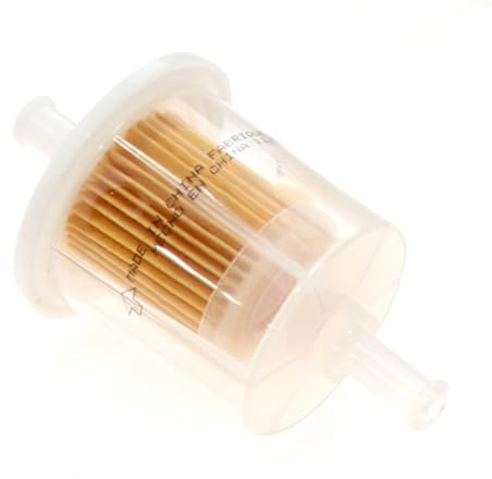 WIX 33002 Universal Plastic In-Line Fuel Filter Replacement with 5/16 Inlet and Oulet - Gasoline Only (20 Micron)