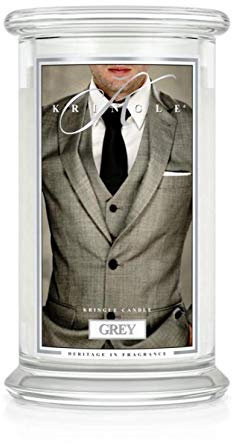 Duftkerze - Grey - Kringle® - Raumduft, Duft, Kerze im Glas, Stumpenkerze, Housewarmer, Aroma, Aromakerze