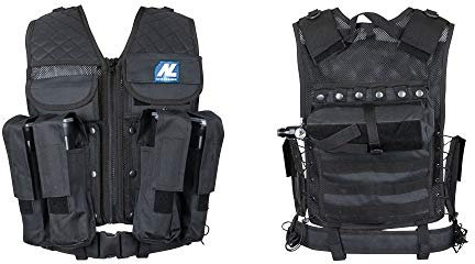 New Legion Erwachsene Tactical Weste Carrier Paintball, Schwarz, M-XXL