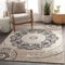 TT Home Kurzflor Wohnzimmer Teppich Vintage Mandala Muster Orient Optik Beige Braun, Größe:200x280 cm