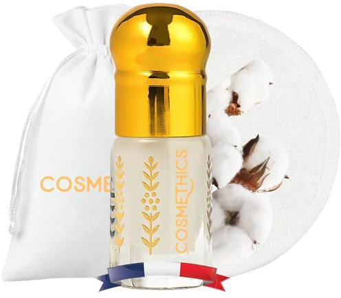 Cosm'Ethics® Moschus, Tahara, Weiß, 3 ml, für eine Reinigung nach der Menstruation, für ein Gefühl von Frische und Komfort