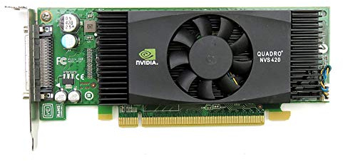 nVidia PNY Quadro NVS 420 PCI-e 512 MB Scheda Grafica a 4 Display VCQ420NVS-X16 - in Scatola Semplice