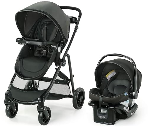 Graco Modes Element Baby Travel System, Infant Car Seat and Stroller Combo, Baby Essentials, Great Gift for New Parents and Baby Registry, Canter