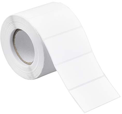 1000 Stück Etiketten Selbstklebend für Marmelade, 6 X 3cm Klebeetiketten Bedruckbar Stickers Weiß für Beschriften, Etikettenaufkleber Weiss für Lebensmittel, Flaschen