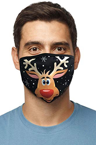 Zoelibat - Mundschutz Xmas, Mund- und Nasenschutz, Gesichtsmaske, Mottoparty, Weihnachten
